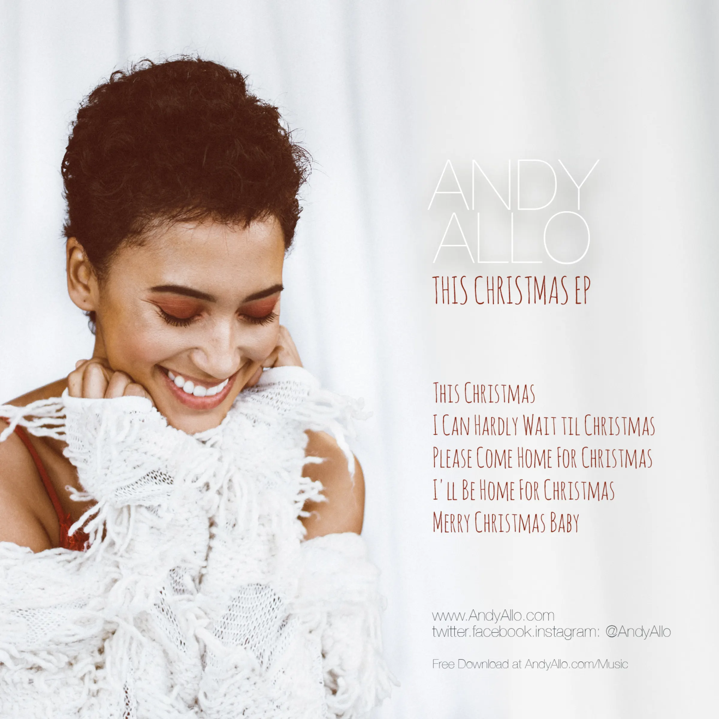 Andy Allo This Christmas EP sleeve